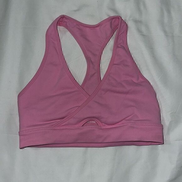NWOT DiosaFit Bubblegum Pink Sports Bra - L - Picture 2 of 5